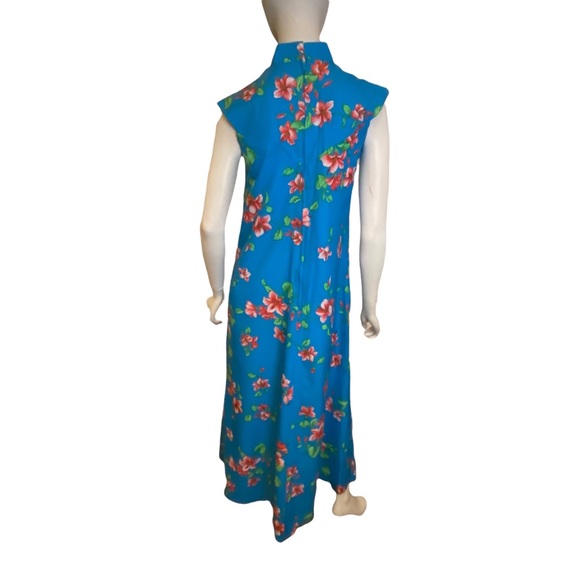 Vintage 70s Hilo Hattie Hawaiian Maxi Dress Size 6 - Picture 3 of 9